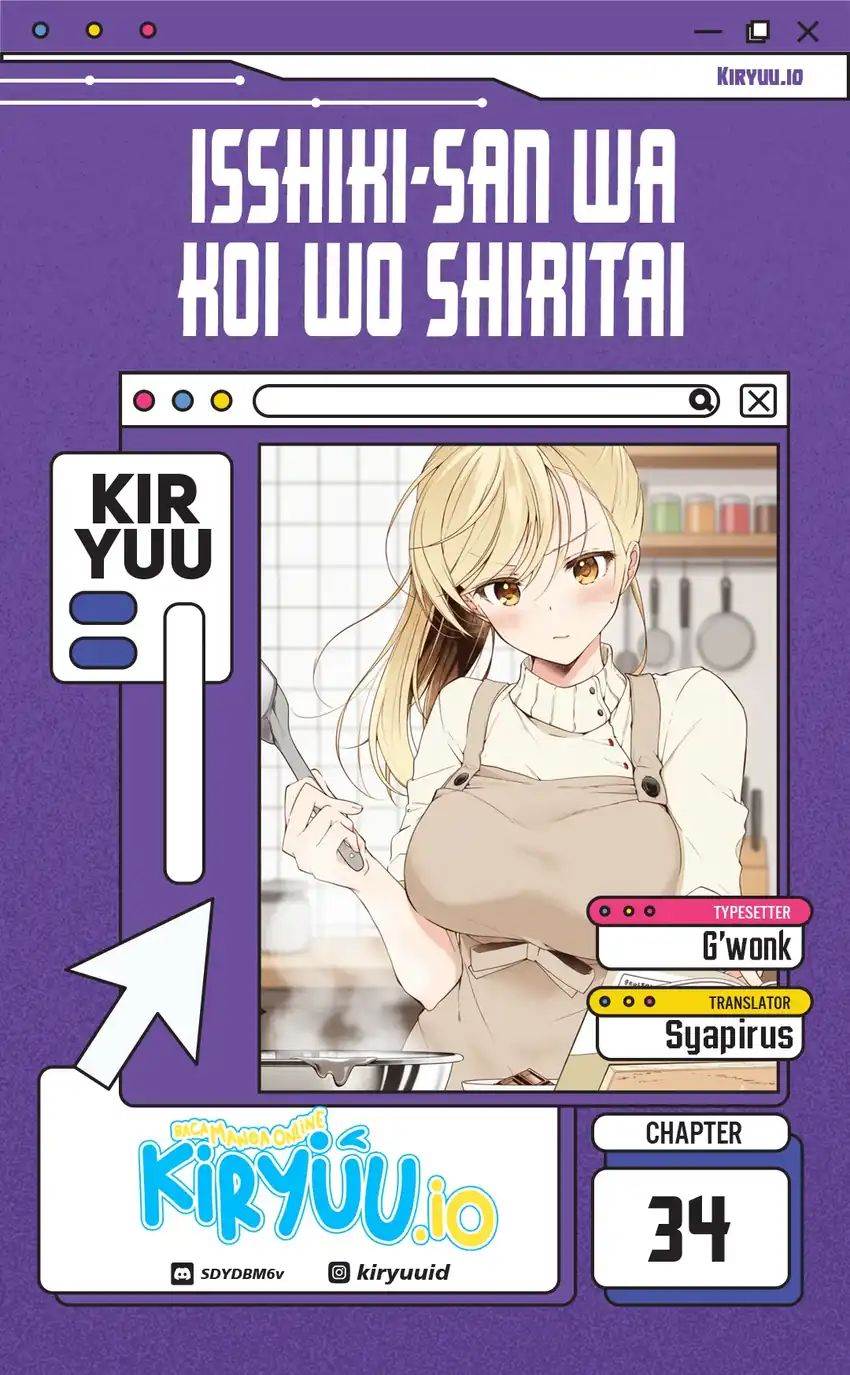 Isshiki-san wa Koi wo shiritai. Chap 34 - Next Chap 35