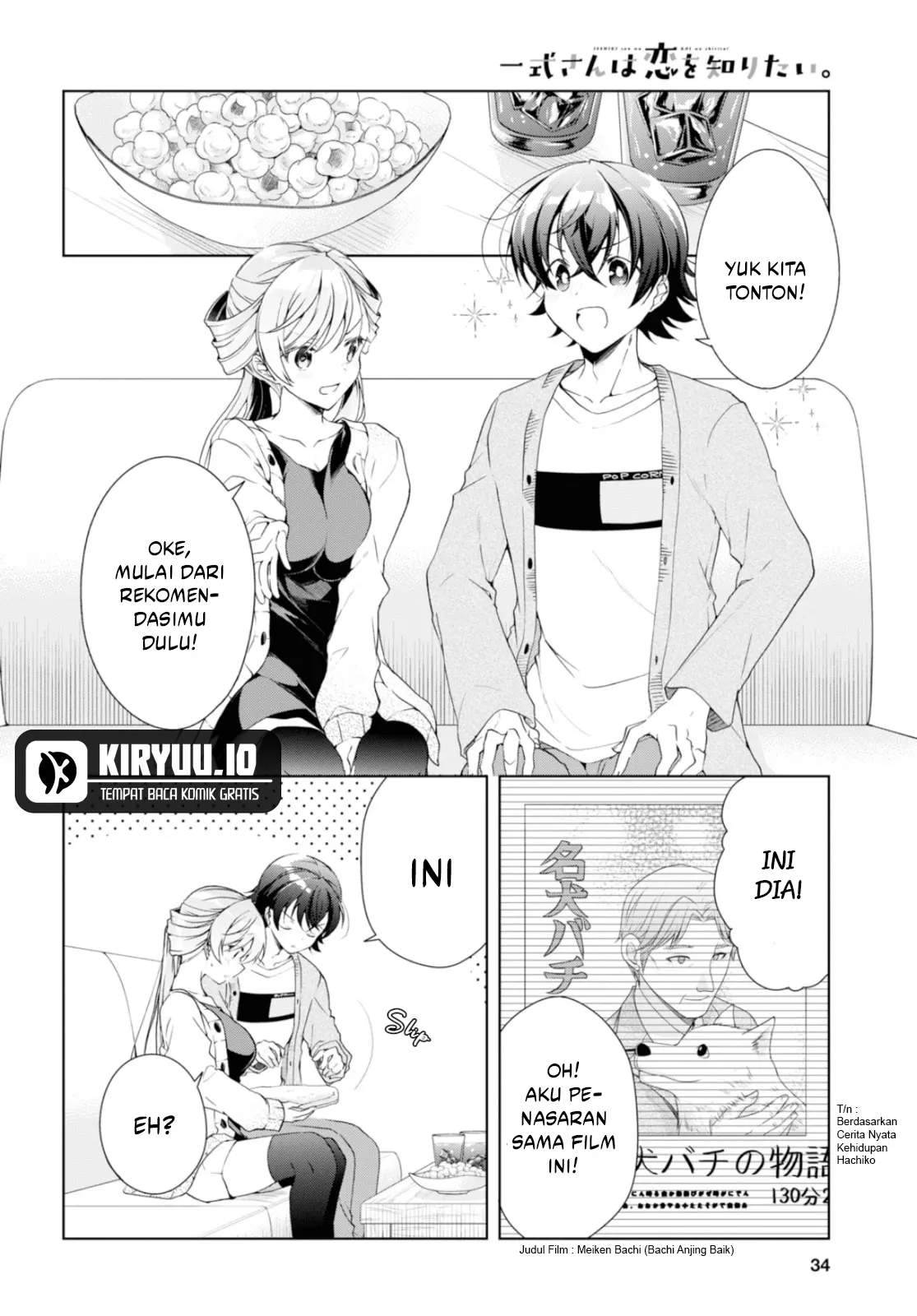 Isshiki-san wa Koi wo shiritai. Chap 35 - Next Chap 36