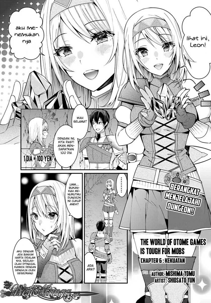 Otome Game Sekai wa Mob ni Kibishii Sekai Desu Chap 6 - Next Chap 7