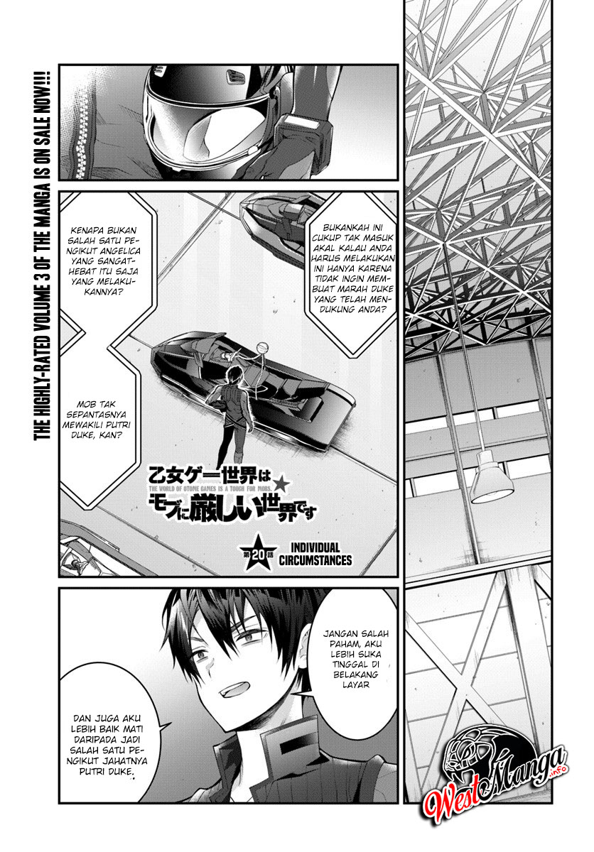 Otome Game Sekai wa Mob ni Kibishii Sekai Desu Chap 20 - Next Chap 21