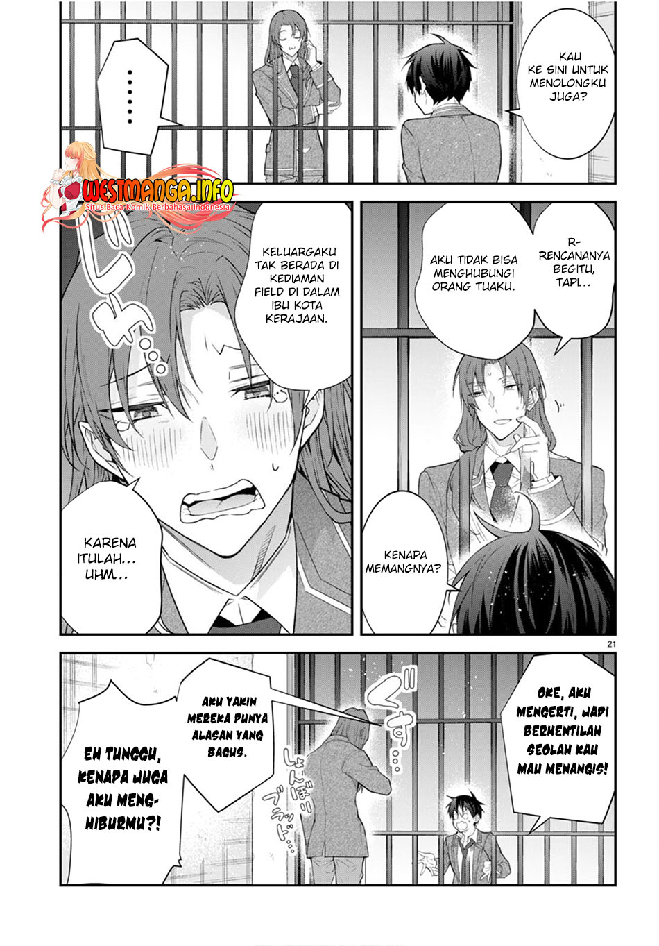 Otome Game Sekai wa Mob ni Kibishii Sekai Desu Chap 48 - Next Chap 49