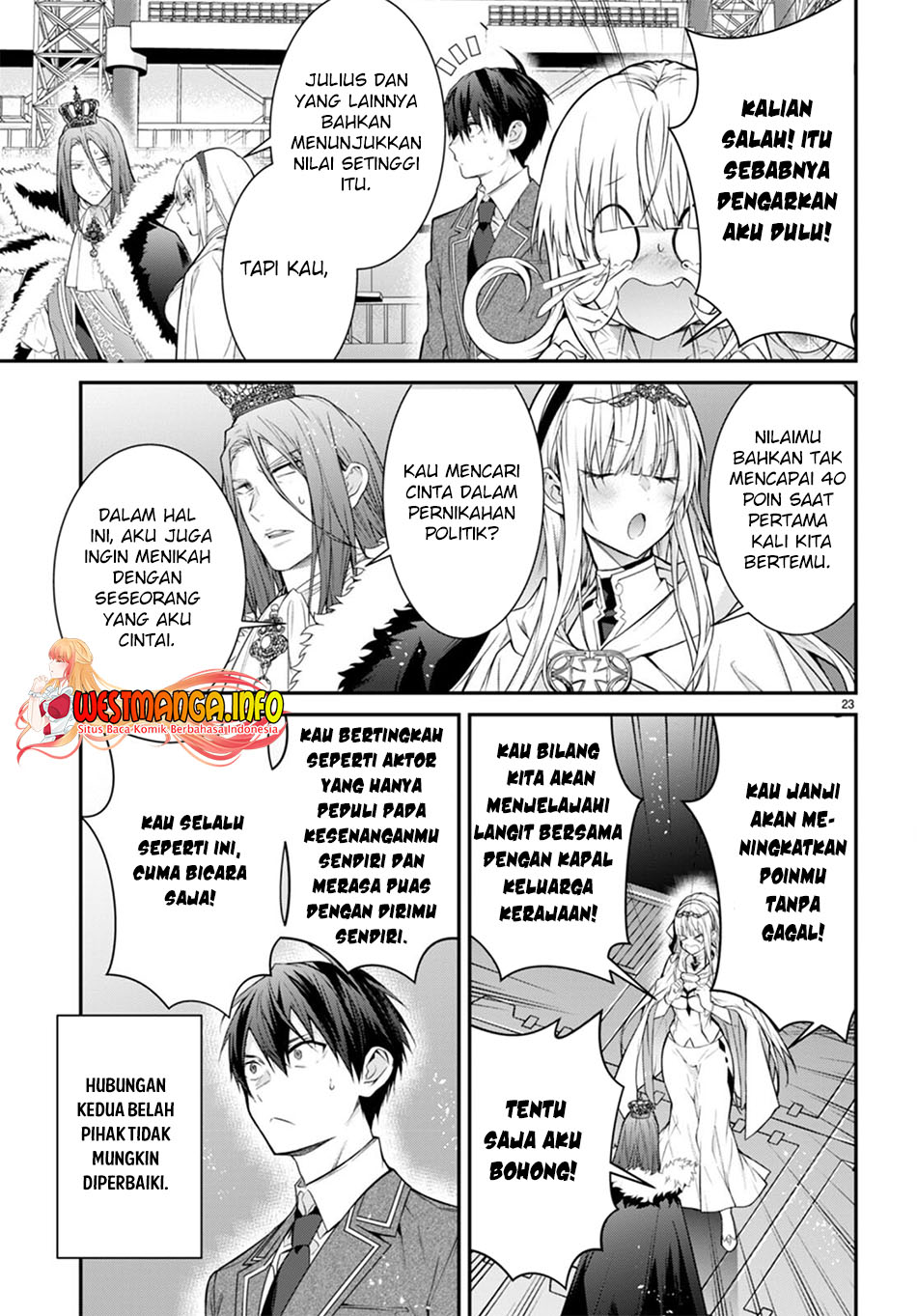 Otome Game Sekai wa Mob ni Kibishii Sekai Desu Chap 54 - Next Chap 55