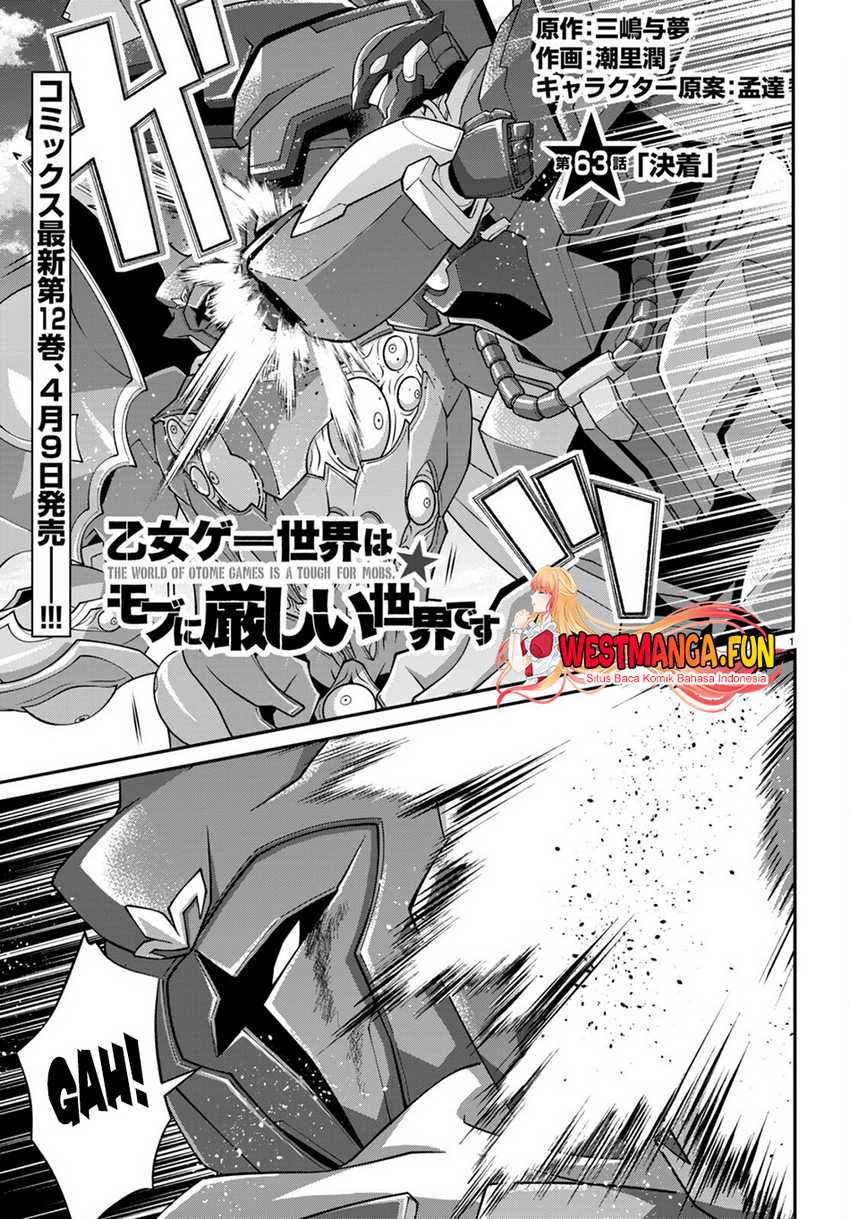 Otome Game Sekai wa Mob ni Kibishii Sekai Desu Chap 63 - Next Chap 64
