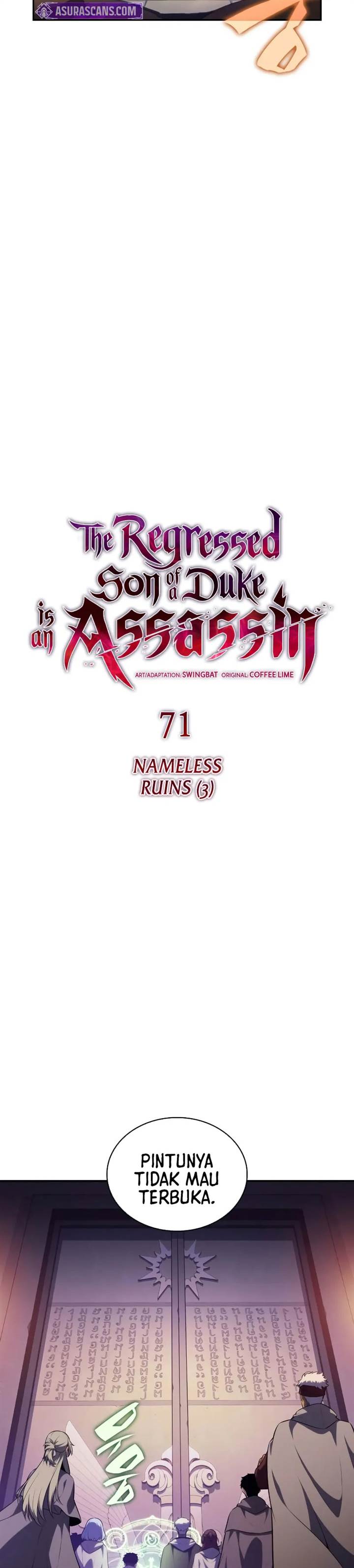 The Regressed Son of a Duke is an Assassin Chap 71 - Next Chap 72