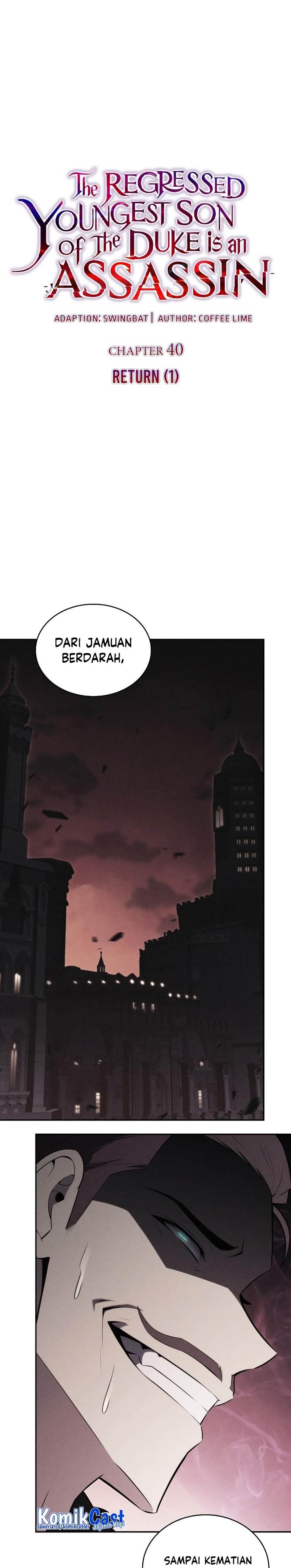 The Regressed Son of a Duke is an Assassin Chap 40 - Next Chap 41