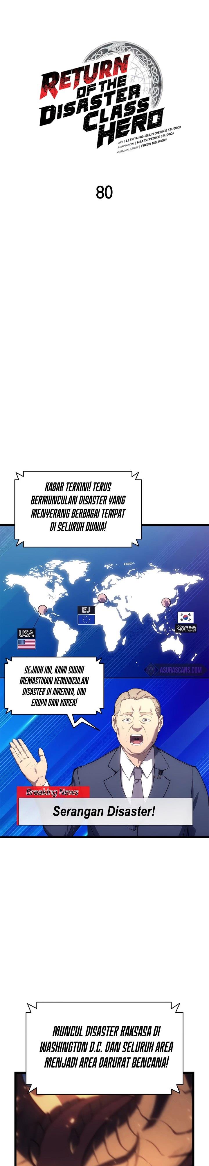 A Disaster-Class Hero Has Returned Chap 80 - Next Chap 81