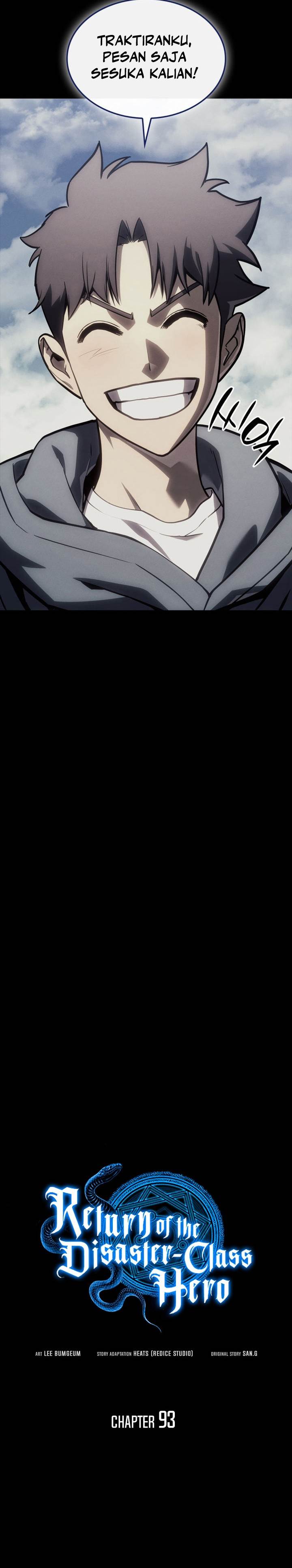 A Disaster-Class Hero Has Returned Chap 93 - Next Chap 94