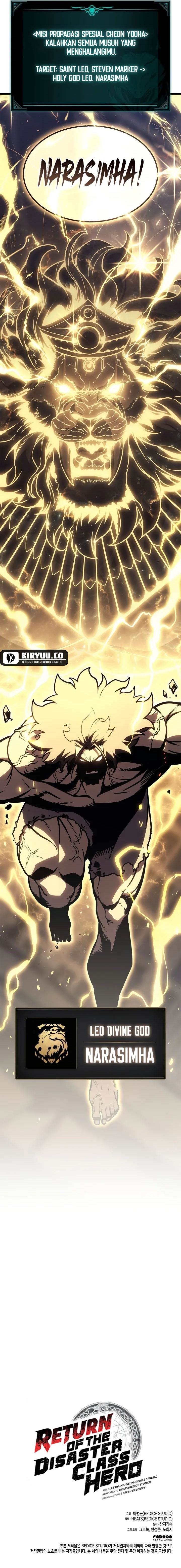 A Disaster-Class Hero Has Returned Chap 99 - Next Chap 100