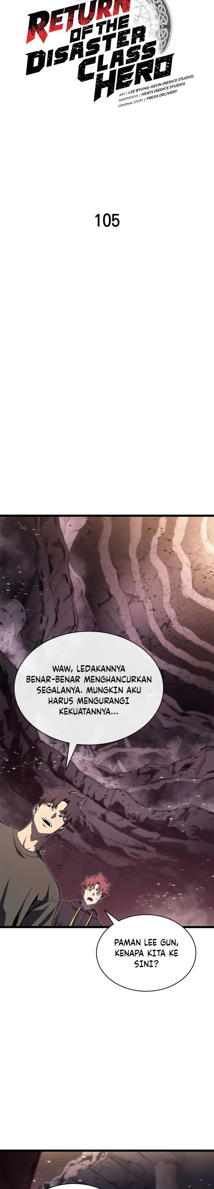 A Disaster-Class Hero Has Returned Chap 105 - Next Chap 106