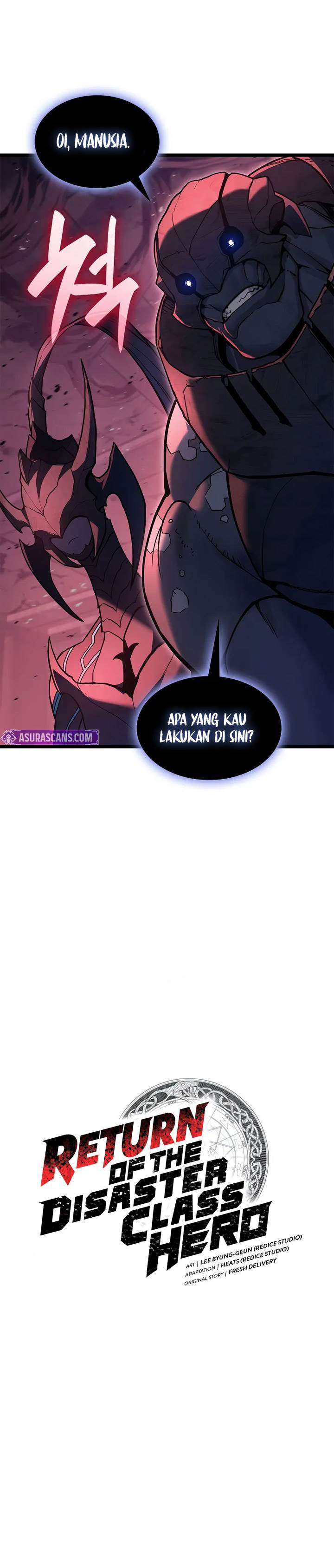 A Disaster-Class Hero Has Returned Chap 109 - Next Chap 110