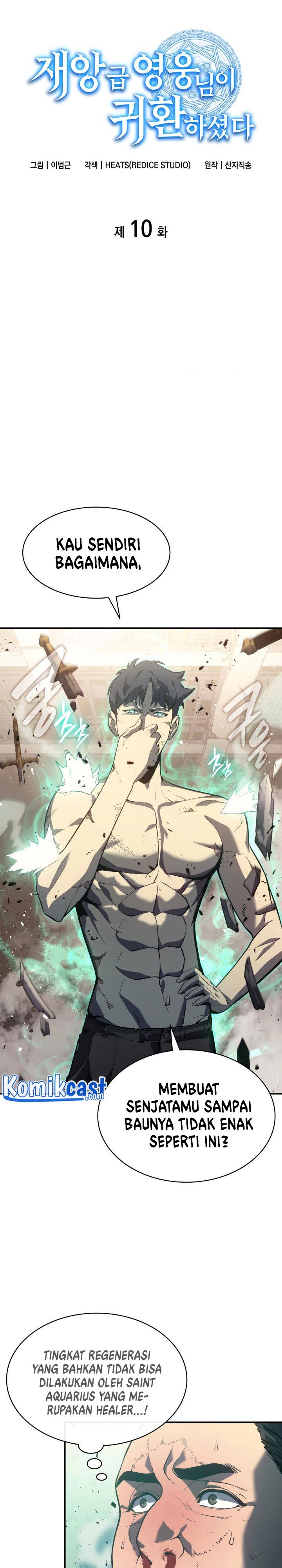 A Disaster-Class Hero Has Returned Chap 10 - Next Chap 11