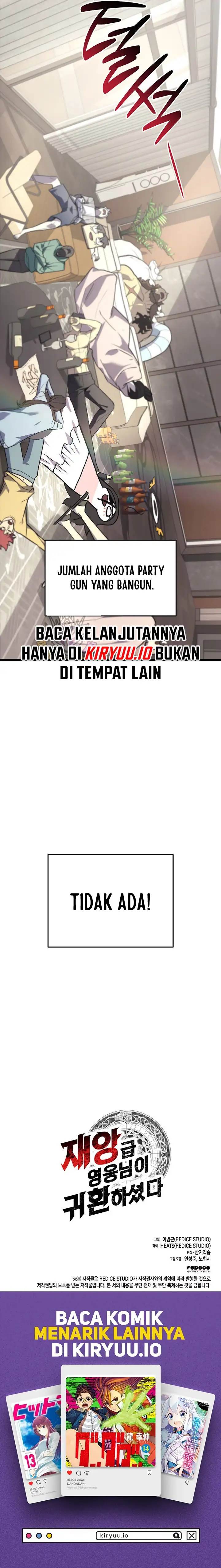 A Disaster-Class Hero Has Returned Chap 159 - Next Chap 160