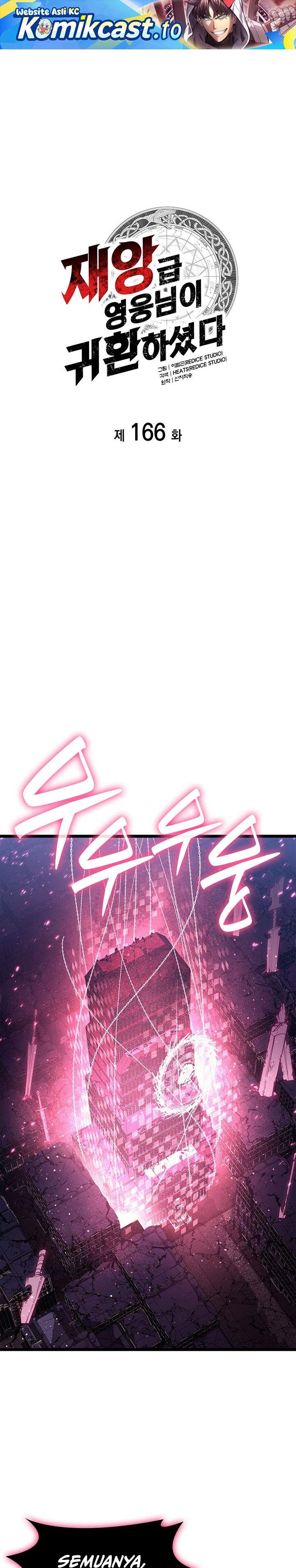 A Disaster-Class Hero Has Returned Chap 166 - Next Chap 167