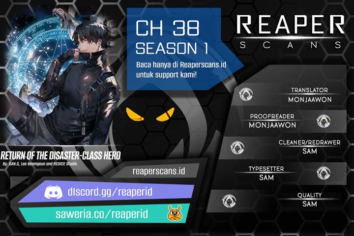 A Disaster-Class Hero Has Returned Chap 38 - Next Chap 39