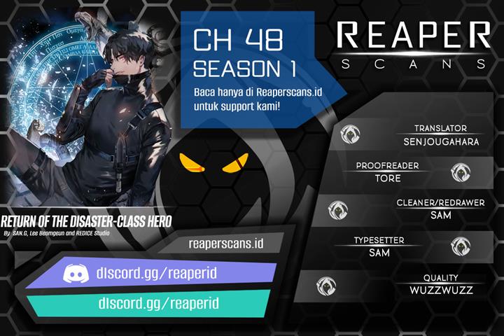 A Disaster-Class Hero Has Returned Chap 48 - Next Chap 49