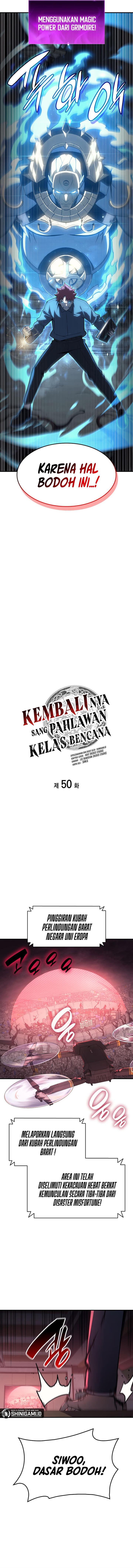 A Disaster-Class Hero Has Returned Chap 50 - Next Chap 51