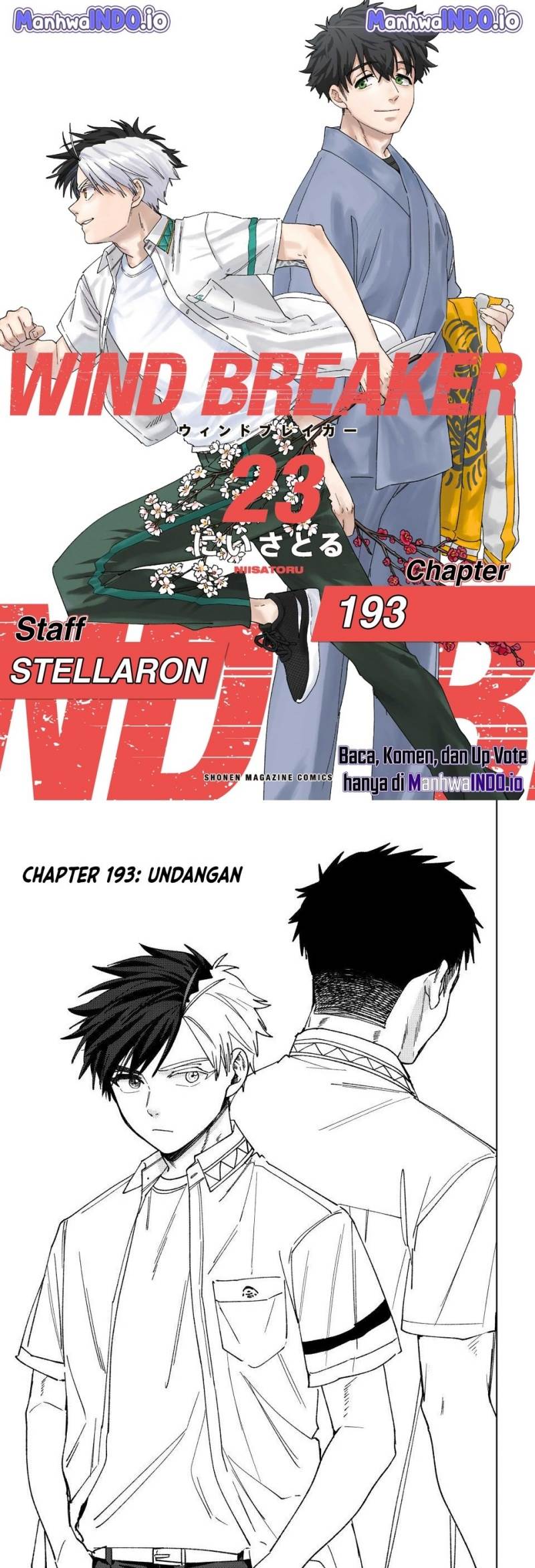 Wind Breaker (NII Satoru) Chap 193 - Next Chap 194