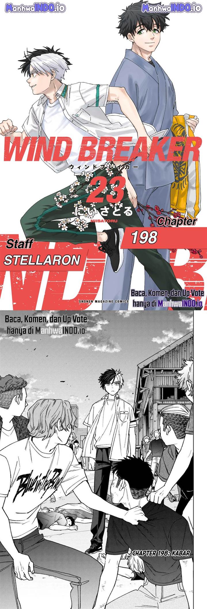 Wind Breaker (NII Satoru) Chap 198 - Next Chap 199