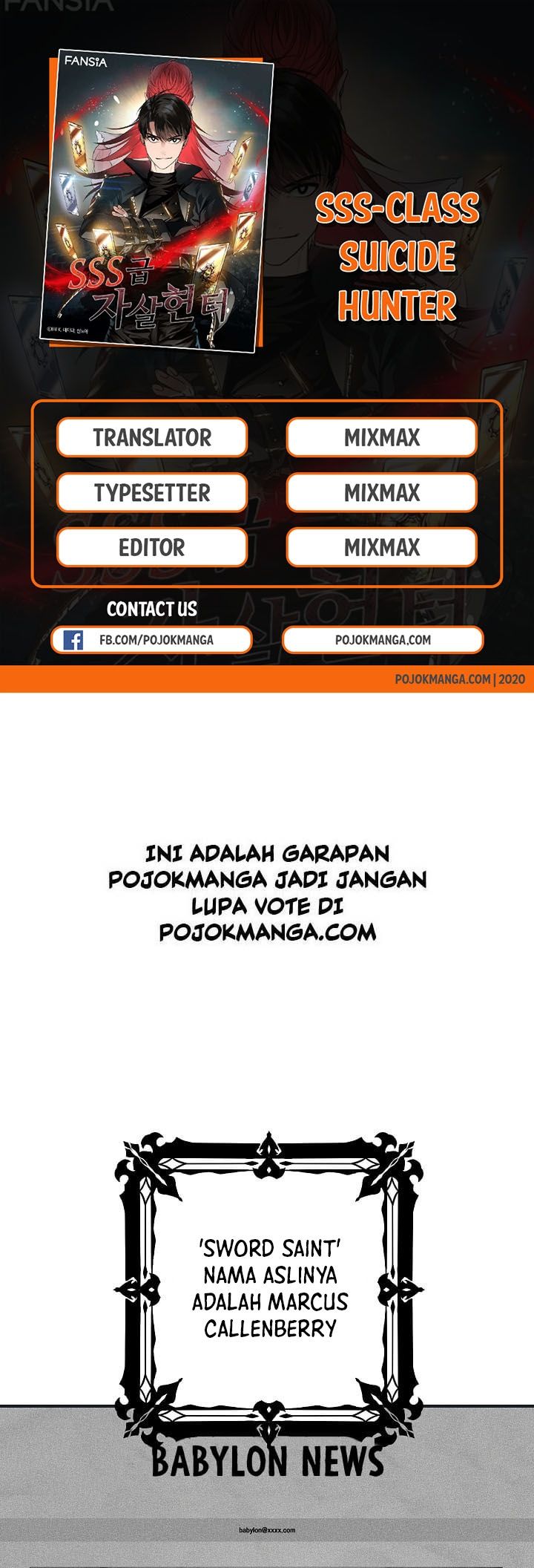 SSS-Class Suicide Hunter Chap 5 - Next Chap 6