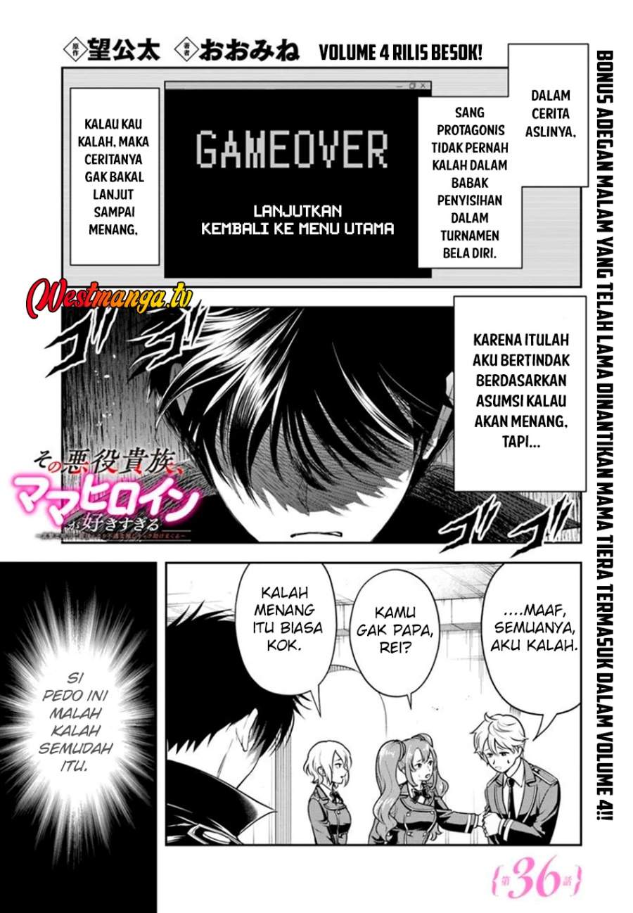 Sono Akuyaku Kizoku, Mama Heroine ga Suki Sugiru ~Shinshi na Doryoku de Saikyou to Nari Fuguu na Oshi Chara Tasukemakuru~ Chap 36 - Next Chap 37