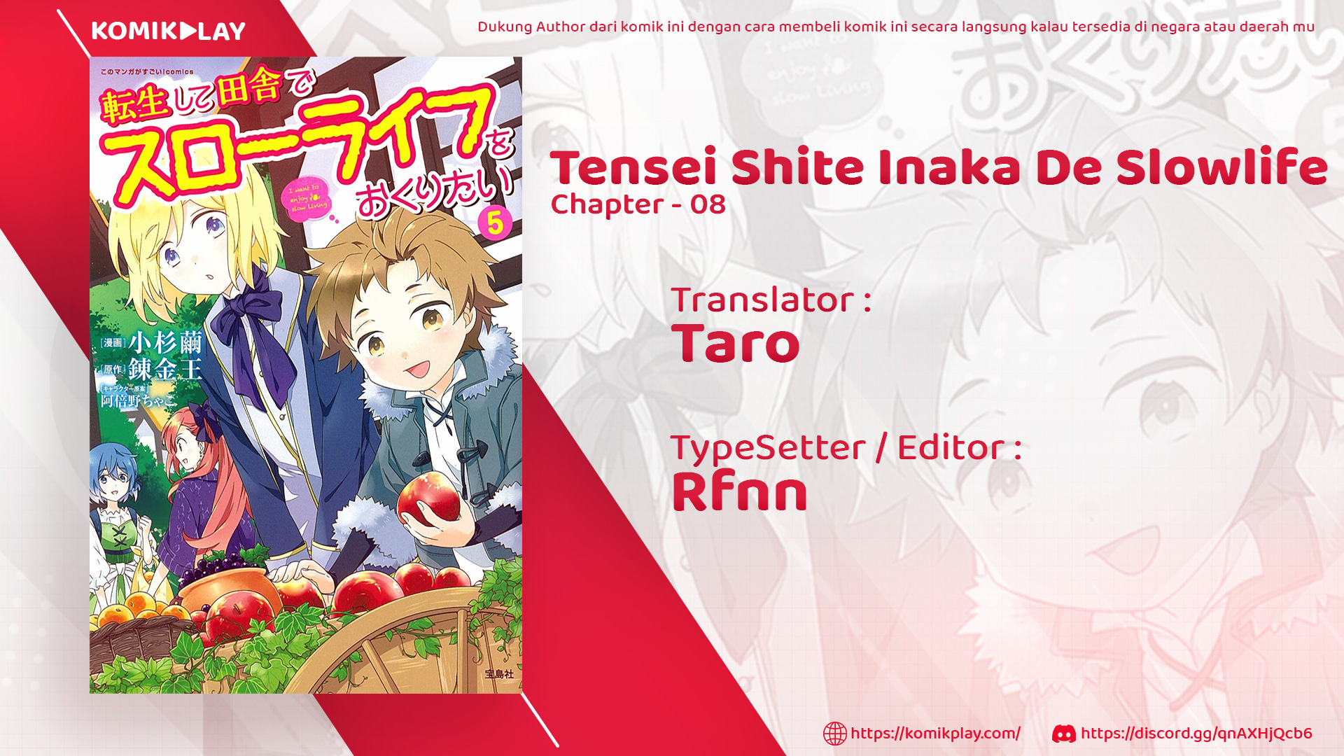 Tensei Shite Inaka de Slowlife wo Okuritai Chap 8 - Next Chap 9