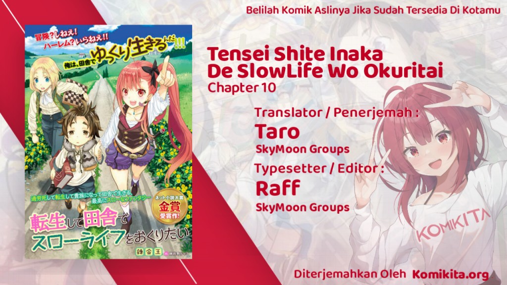 Tensei Shite Inaka de Slowlife wo Okuritai Chap 10 - Next Chap 11