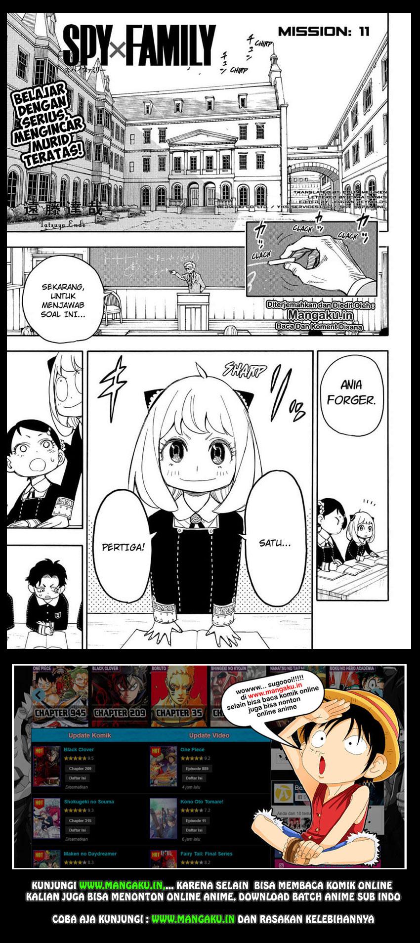 Spy X Family Chap 11 - Next Chap 12