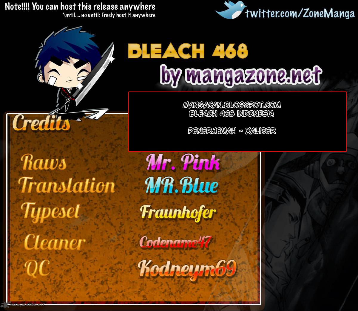 Bleach Chap 468 - Next Chap 469