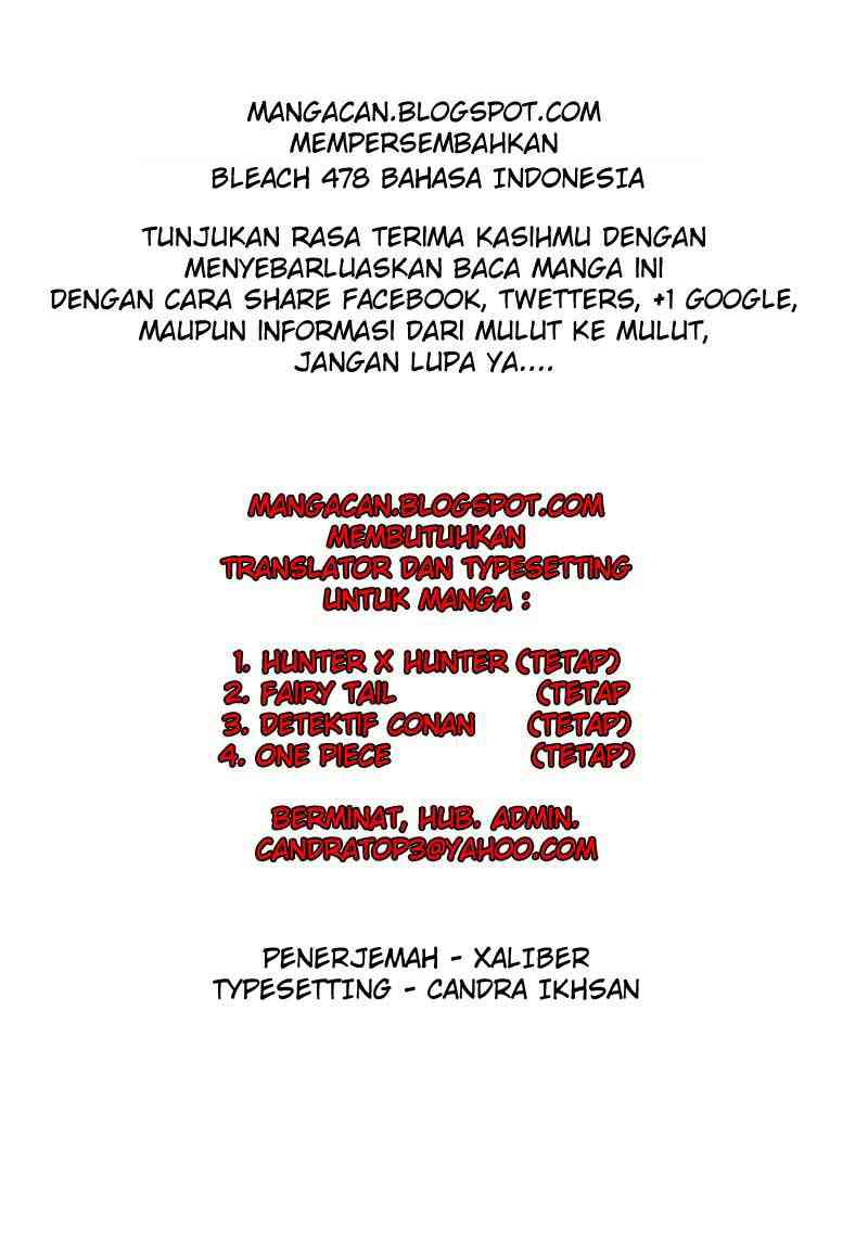 Bleach Chap 478 - Next Chap 479