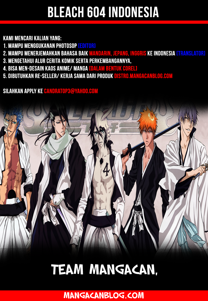Bleach Chap 604 - Next Chap 605