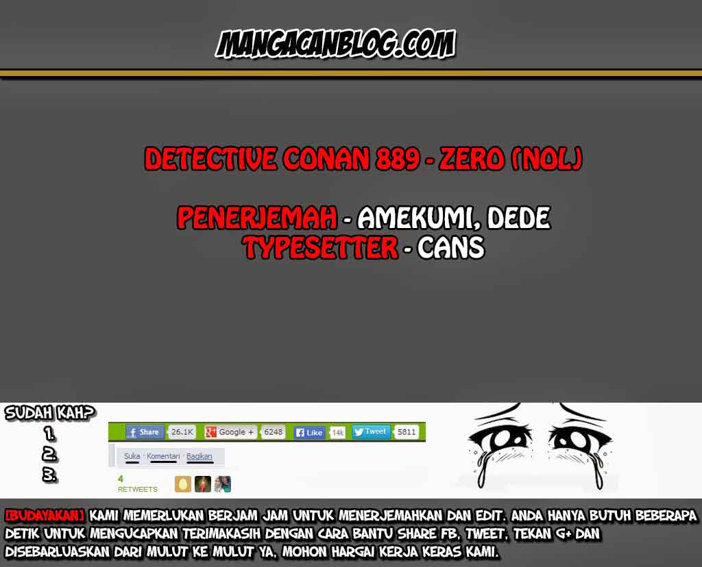 Detective Conan Chap 889 - Next Chap 890