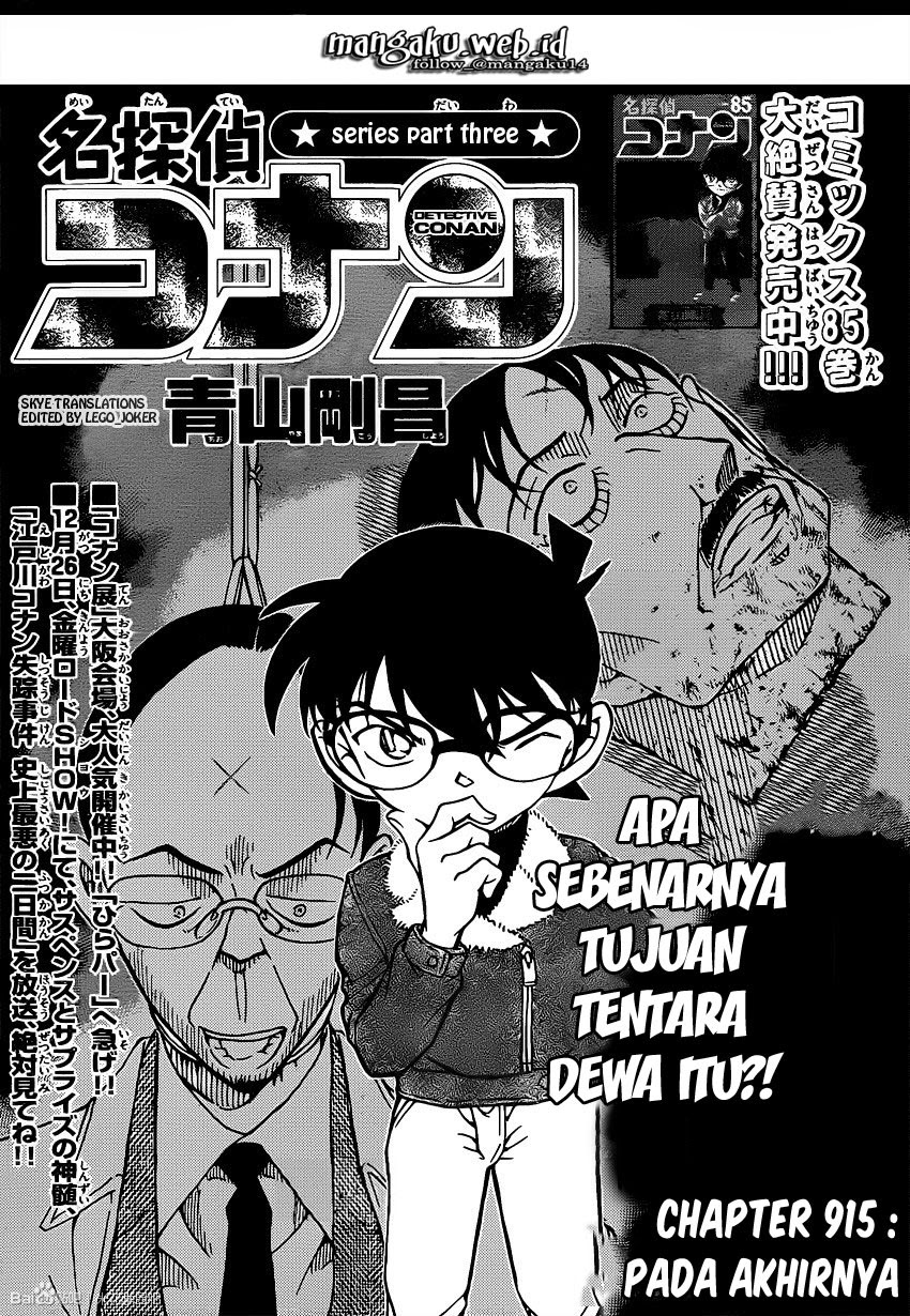 Detective Conan Chap 915 - Next Chap 916