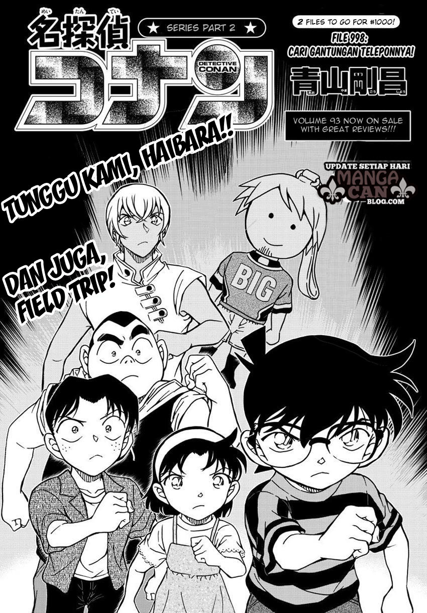 Detective Conan Chap 998 - Next Chap 999