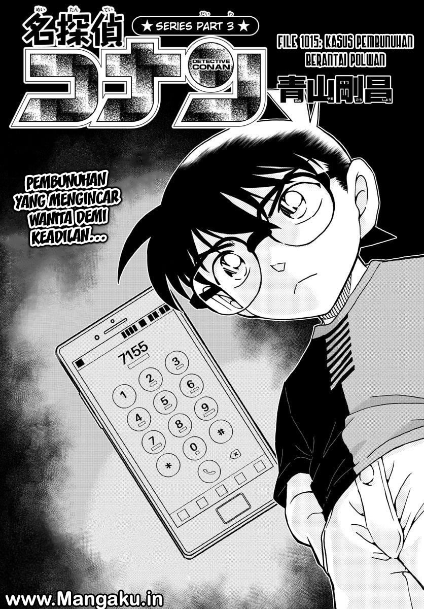 Detective Conan Chap 1015 - Next Chap 1016