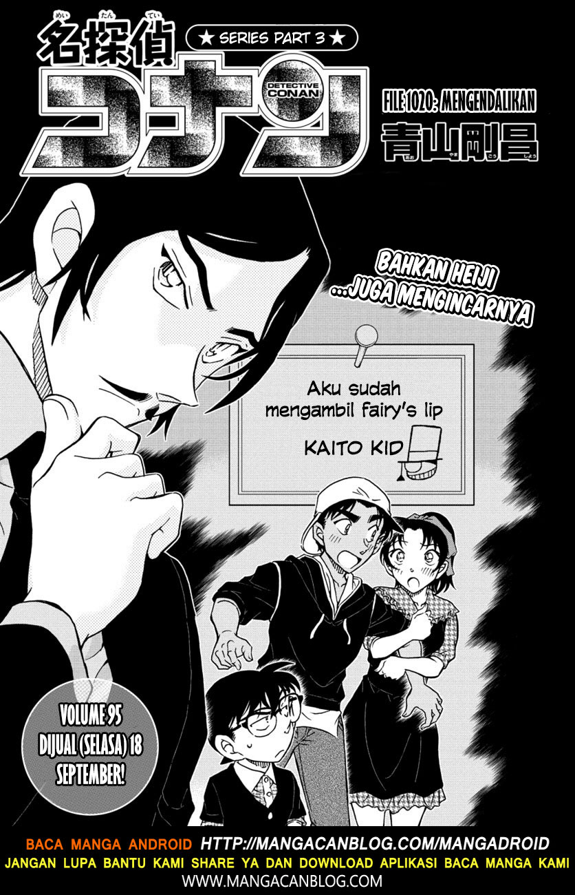 Detective Conan Chap 1020 - Next Chap 1021