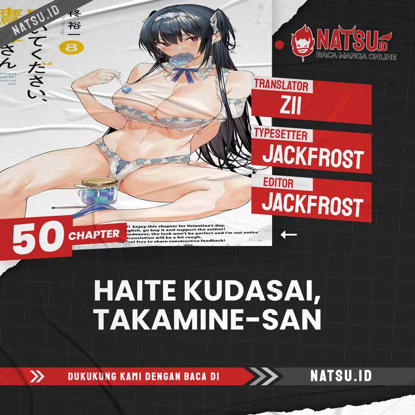 Haite Kudasai, Takamine San Chap 50 - Next Chap 51
