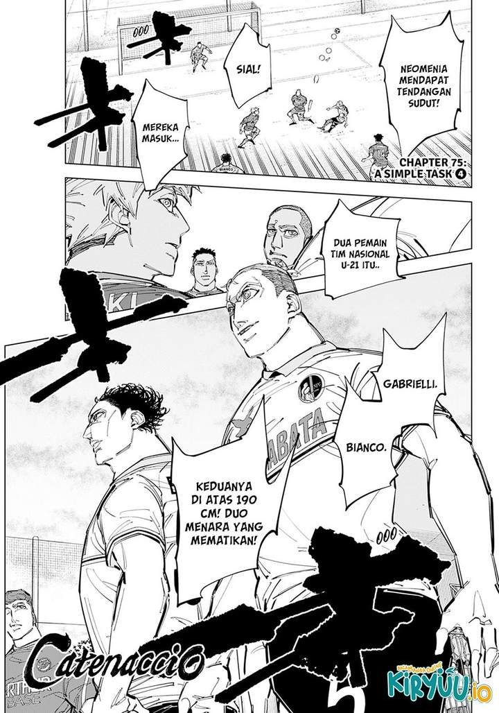 Catenaccio Chap 75 - Next Chap 76
