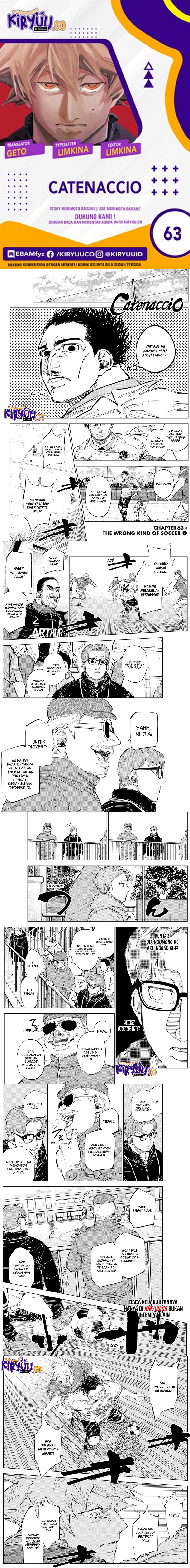 Catenaccio Chap 63 - Next Chap 64