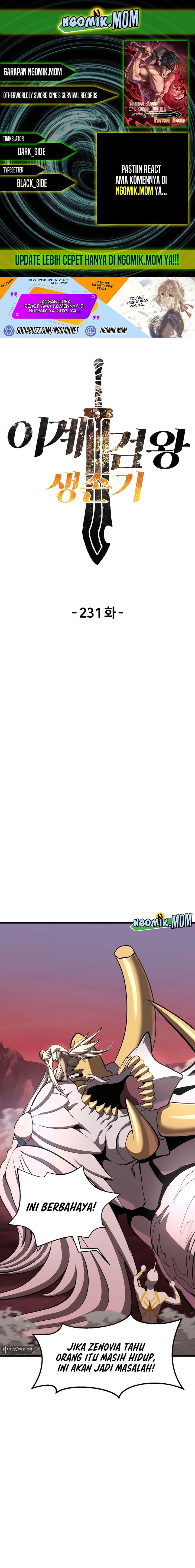 Otherworldly Sword King’s Survival Records Chap 231 - Next Chap 232