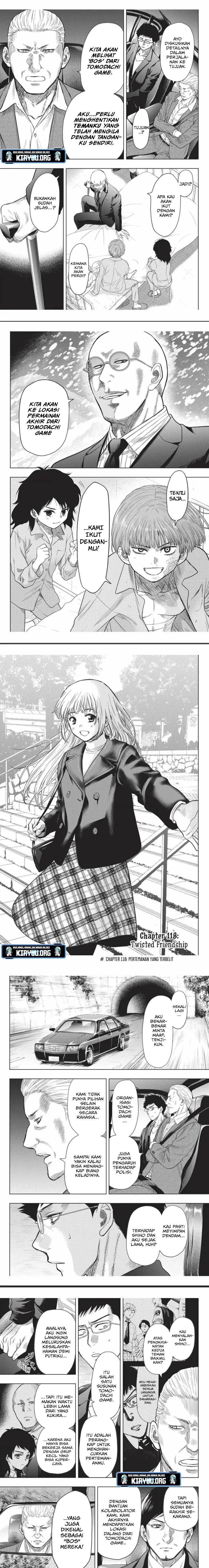 Tomodachi Game Chap 118 - Next Chap 119
