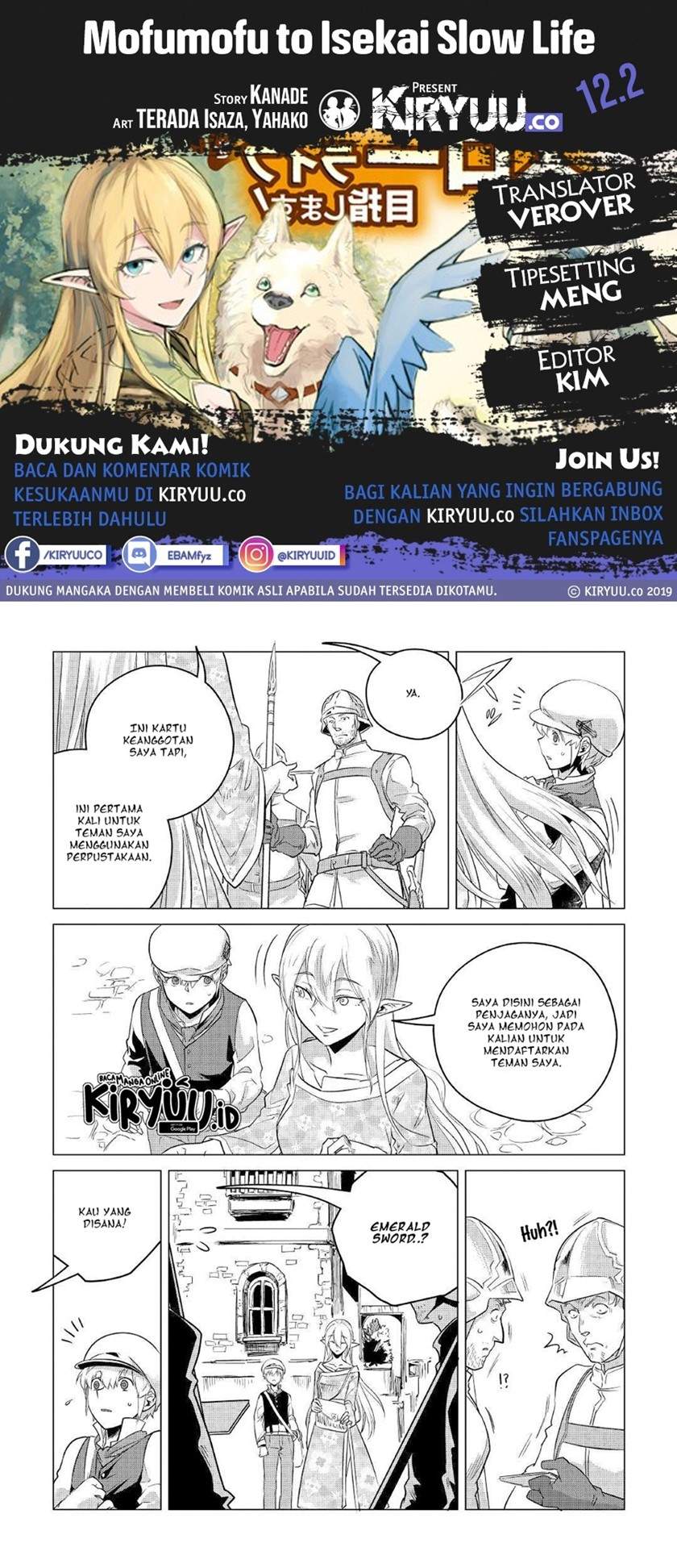 Mofumofu to Isekai Slow Life o Mezashimasu! Chap 12.2 - Next Chap 13.2