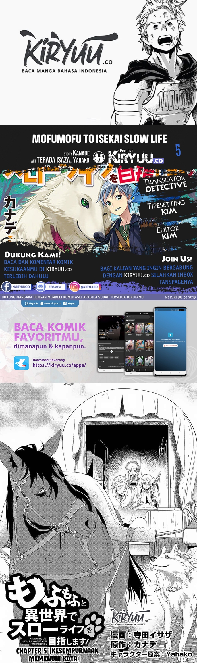 Mofumofu to Isekai Slow Life o Mezashimasu! Chap 5 - Next Chap 6