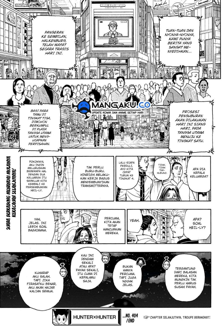 Hunter x Hunter Chap 404 - Next Chap 405