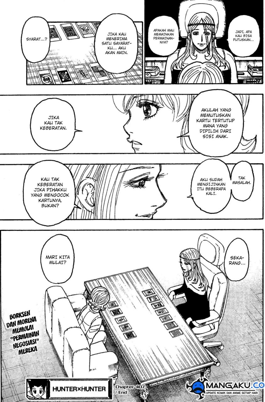 Hunter x Hunter Chap 407 - Next Chap 408