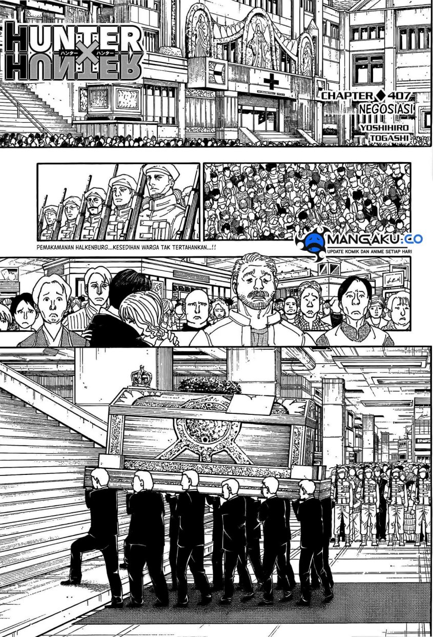 Hunter x Hunter Chap 407 - Next Chap 408