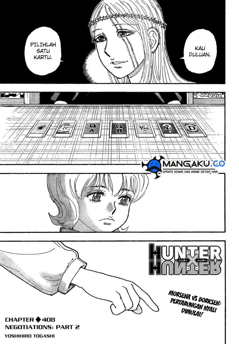 Hunter x Hunter Chap 408 - Next Chap 409
