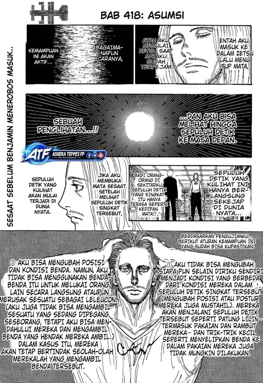 Hunter x Hunter Chap 418 - Next Chap 419
