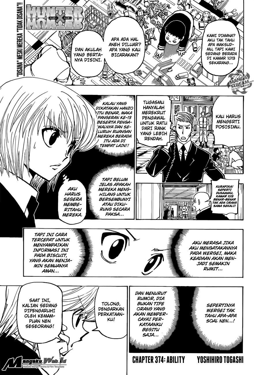 Hunter x Hunter Chap 374 - Next Chap 375