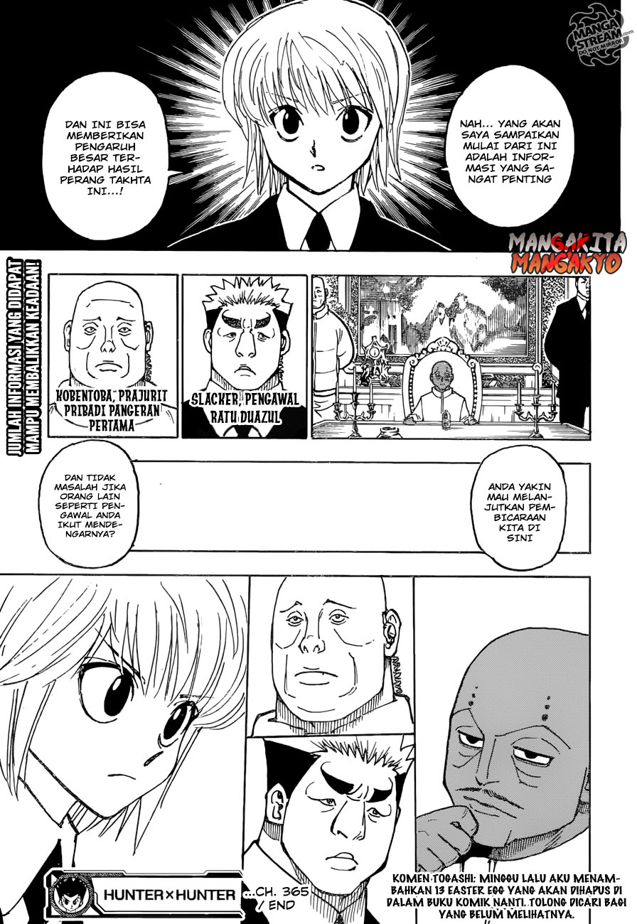 Hunter x Hunter Chap 365 - Next Chap 366