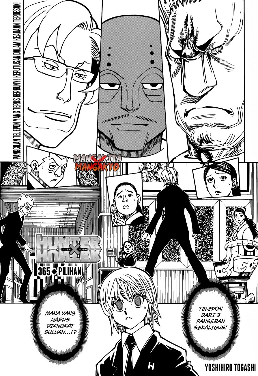 Hunter x Hunter Chap 365 - Next Chap 366